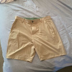 Mens Free Fly khaki shorts